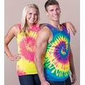 Colortone Multi Color Tie Dye Tank Top